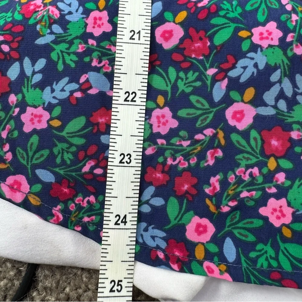 J. Crew Vibrant Floral Long Sleeve Blouse‎